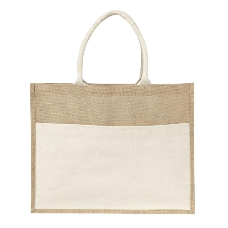 Jute Burlap Tote Bag