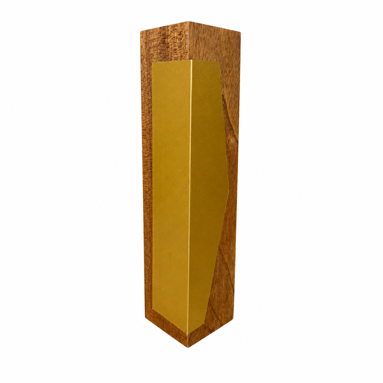Wooden Trophy Gold Plate